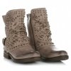 női bokacsizma Crystal Shoes khaki 303-PAk